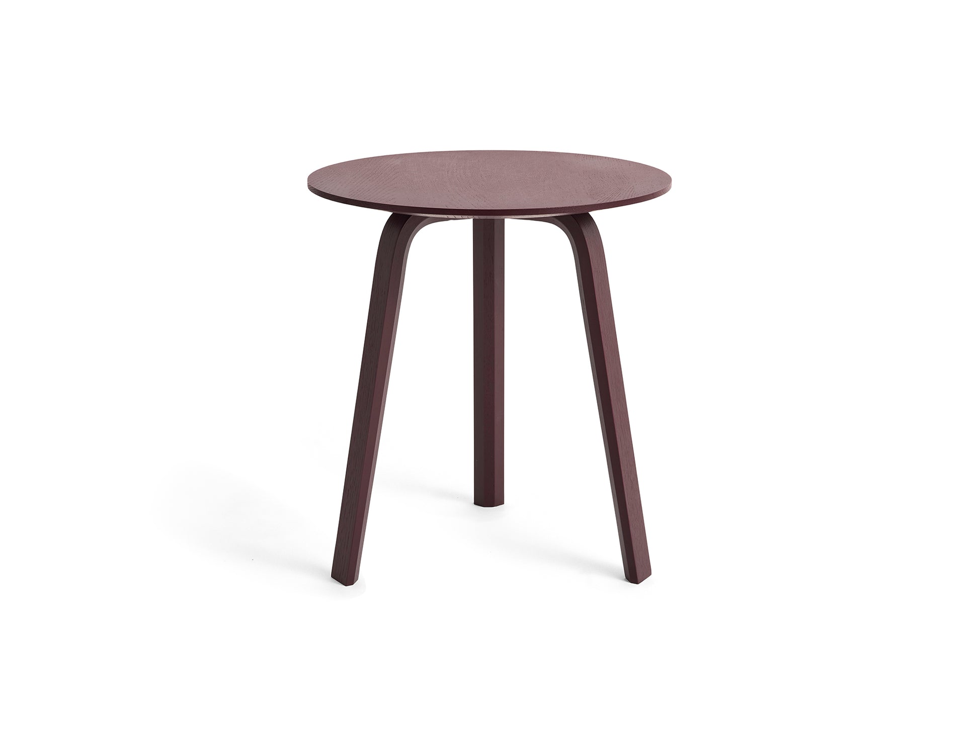 Bella Coffee Table by HAY - D45, H49 / Dark Bordeaux Oak