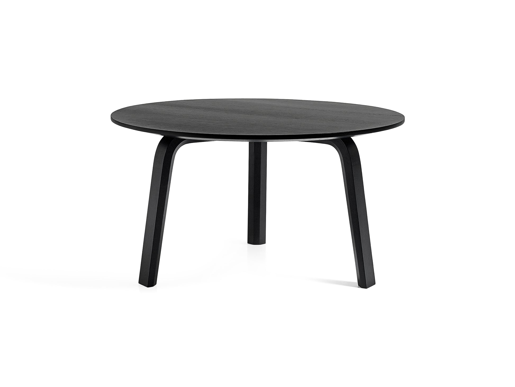 Bella Coffee Table by HAY - D60, H32 / Black Oak