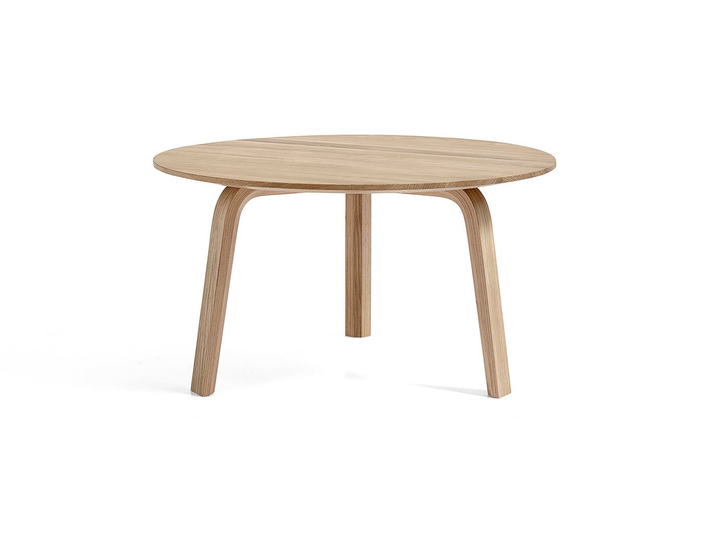 Bella Coffee Table by HAY - D60, H32 / Water-Based Lacquered Oak