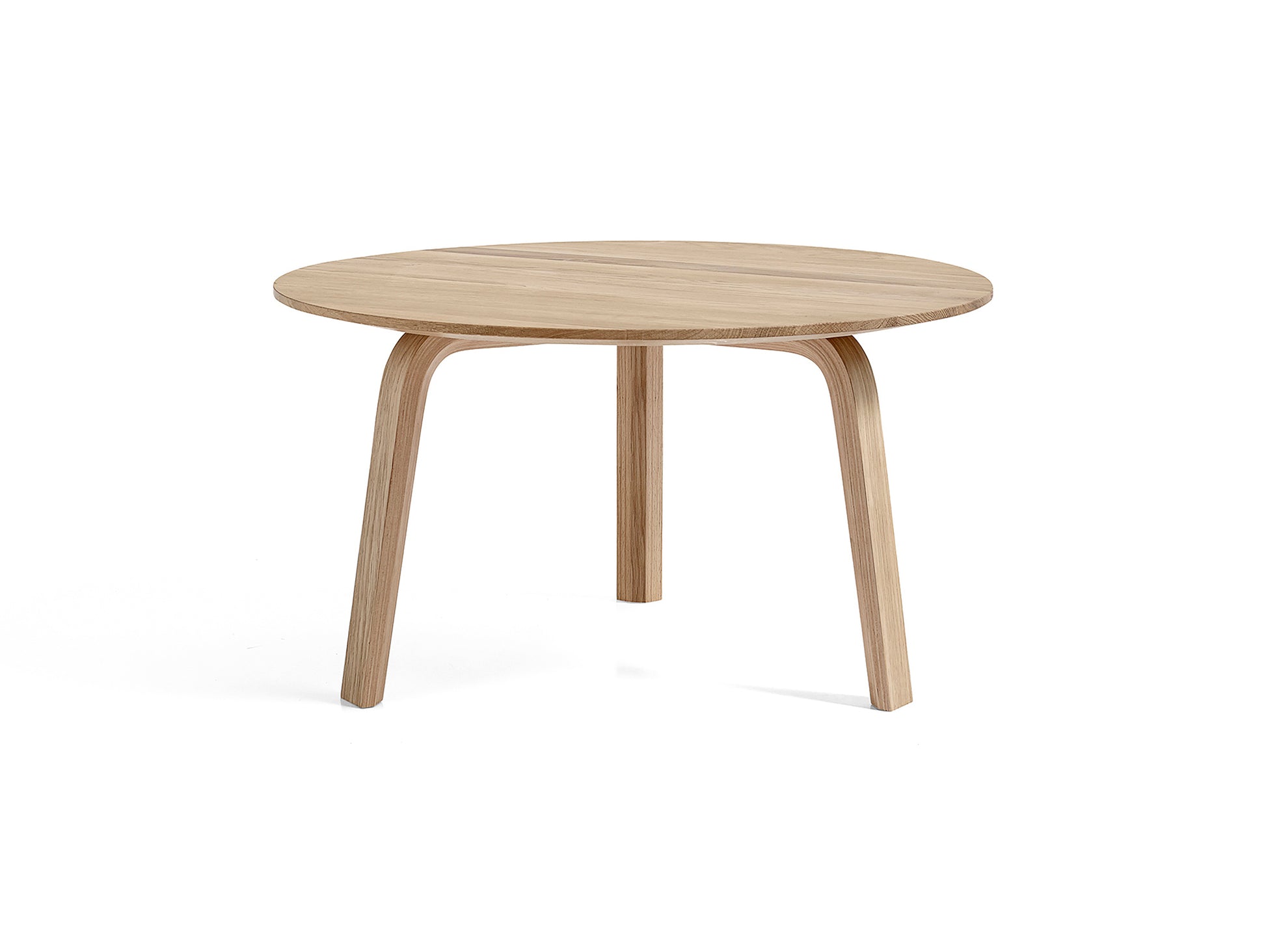 Bella Coffee Table by HAY - D60, H32 / Water-Based Lacquered Oak