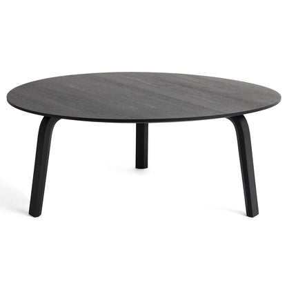 Bella Coffee Table by HAY - D80, H32 / Black Oak