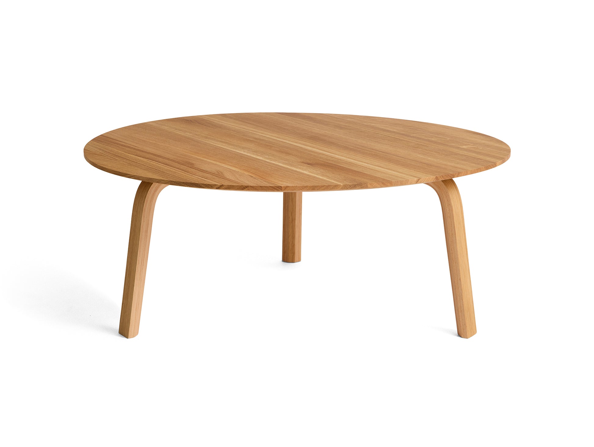 Bella Coffee Table by HAY - D80, H32 / Oiled Oak