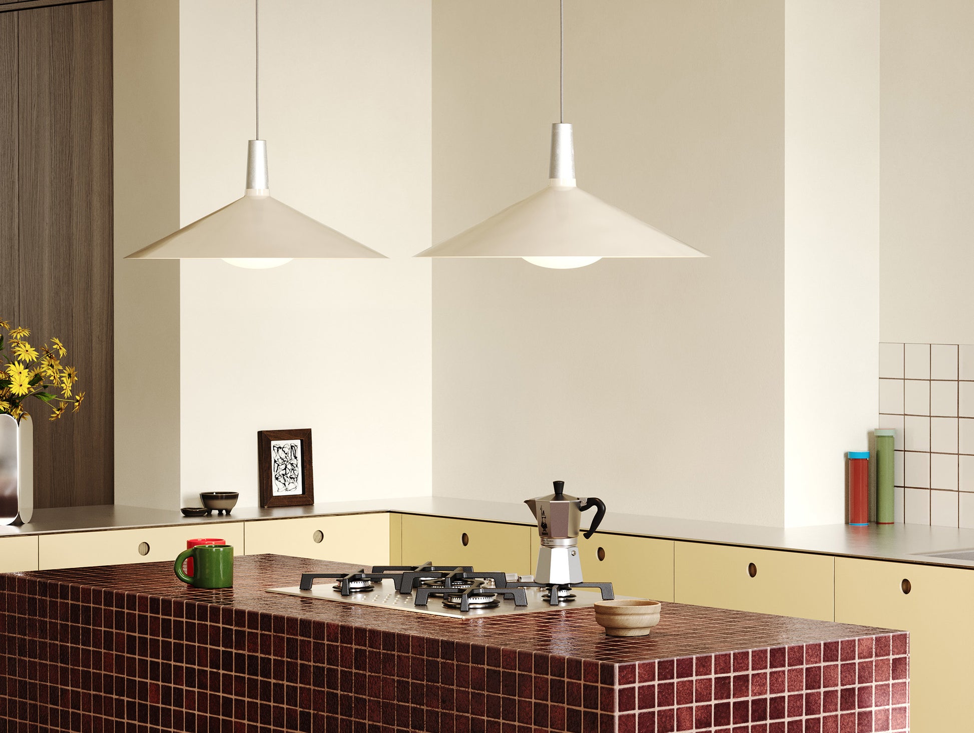 Bower Pendant Light by Tala - Large / Oyster White