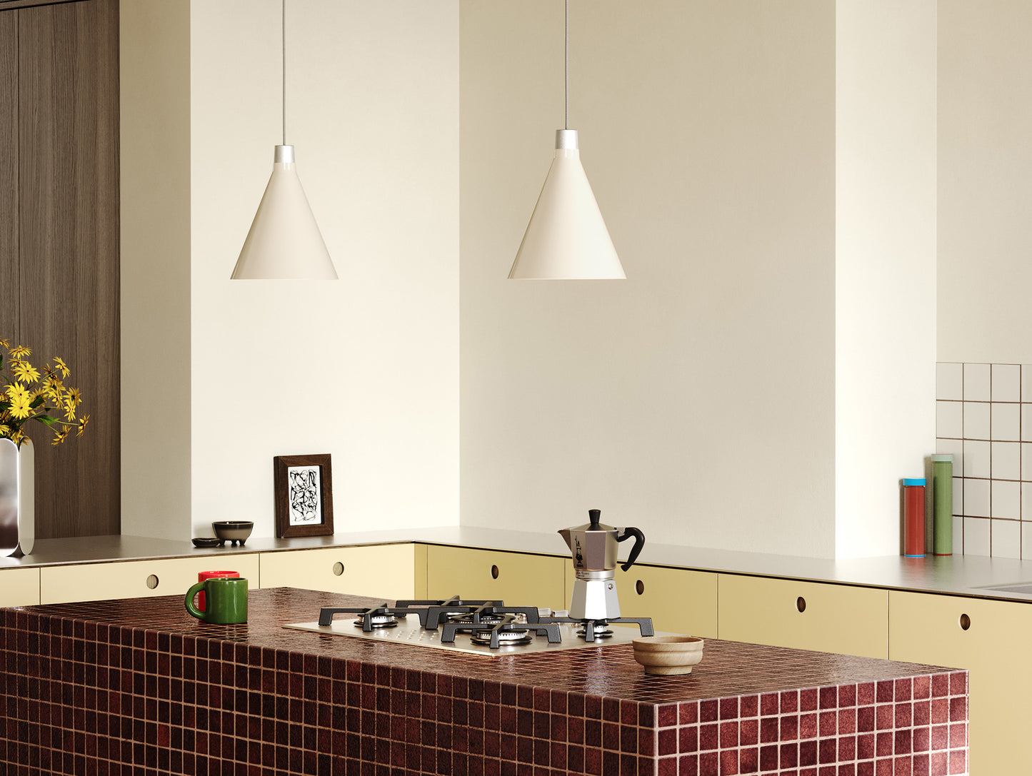 Bower Pendant Light by Tala - Small / Oyster White