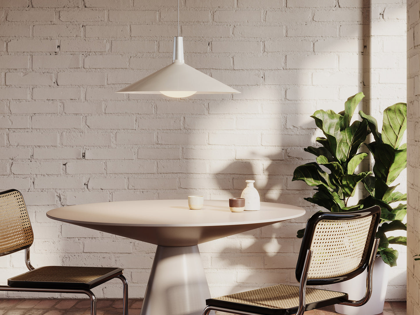 Bower Pendant Light by Tala - Large / Oyster White