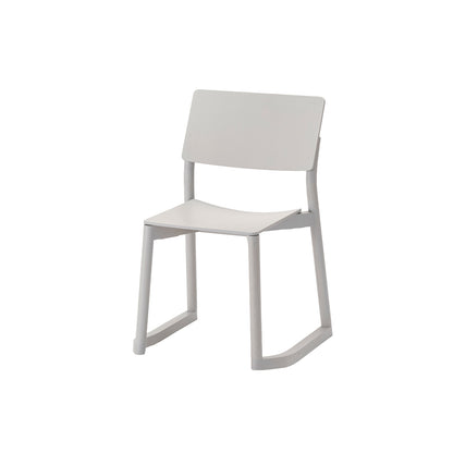 Panorama Chair with Runners by Karimoku New Standard - Grain Gray Lacquered Oak