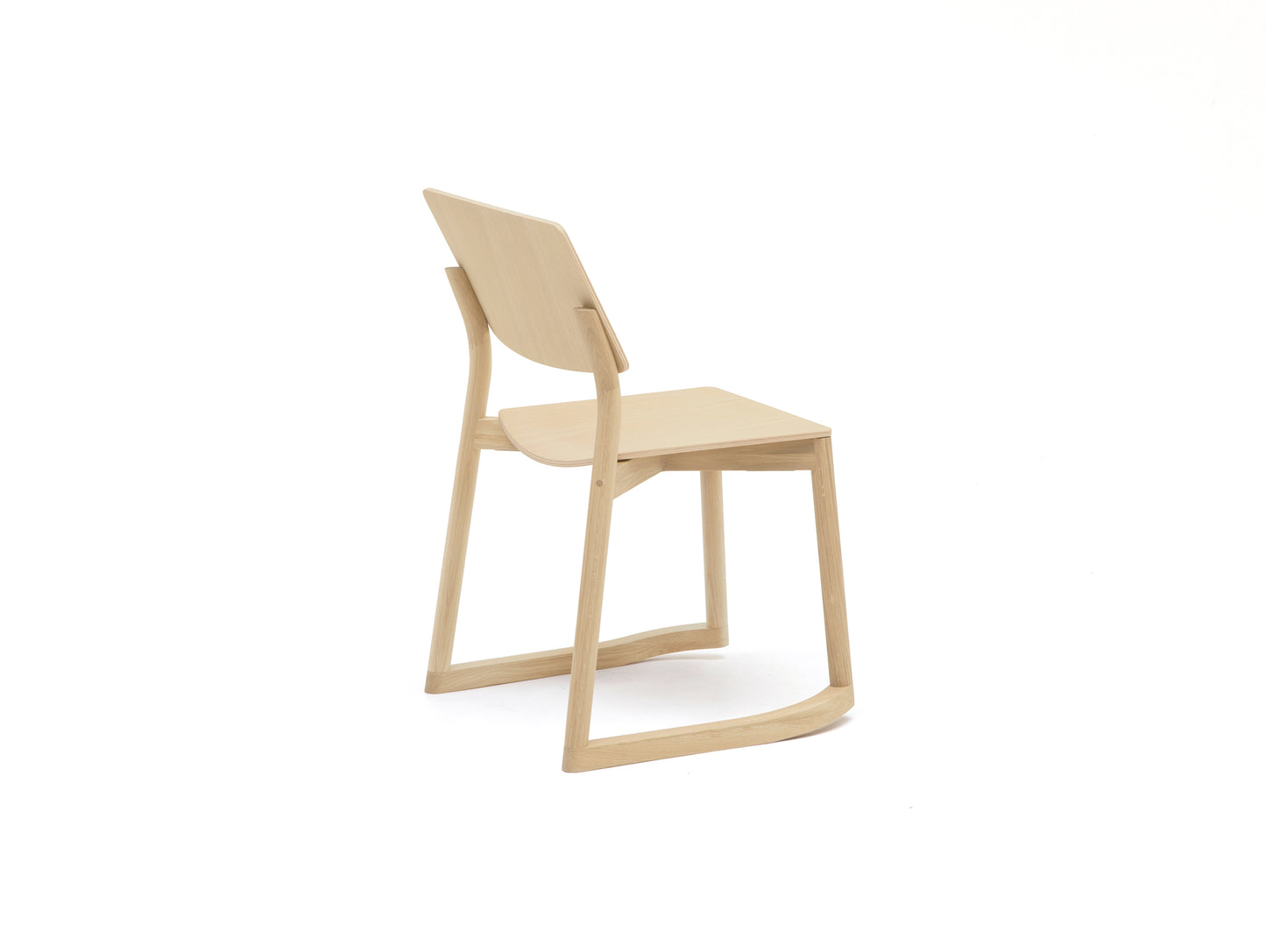 Panorama Chair with Runners by Karimoku New Standard - Lacquered Oak