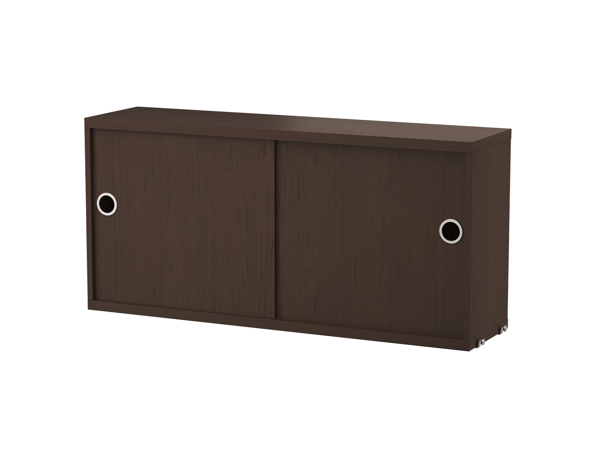 String System Shallow Cabinets by String - Dark Oak