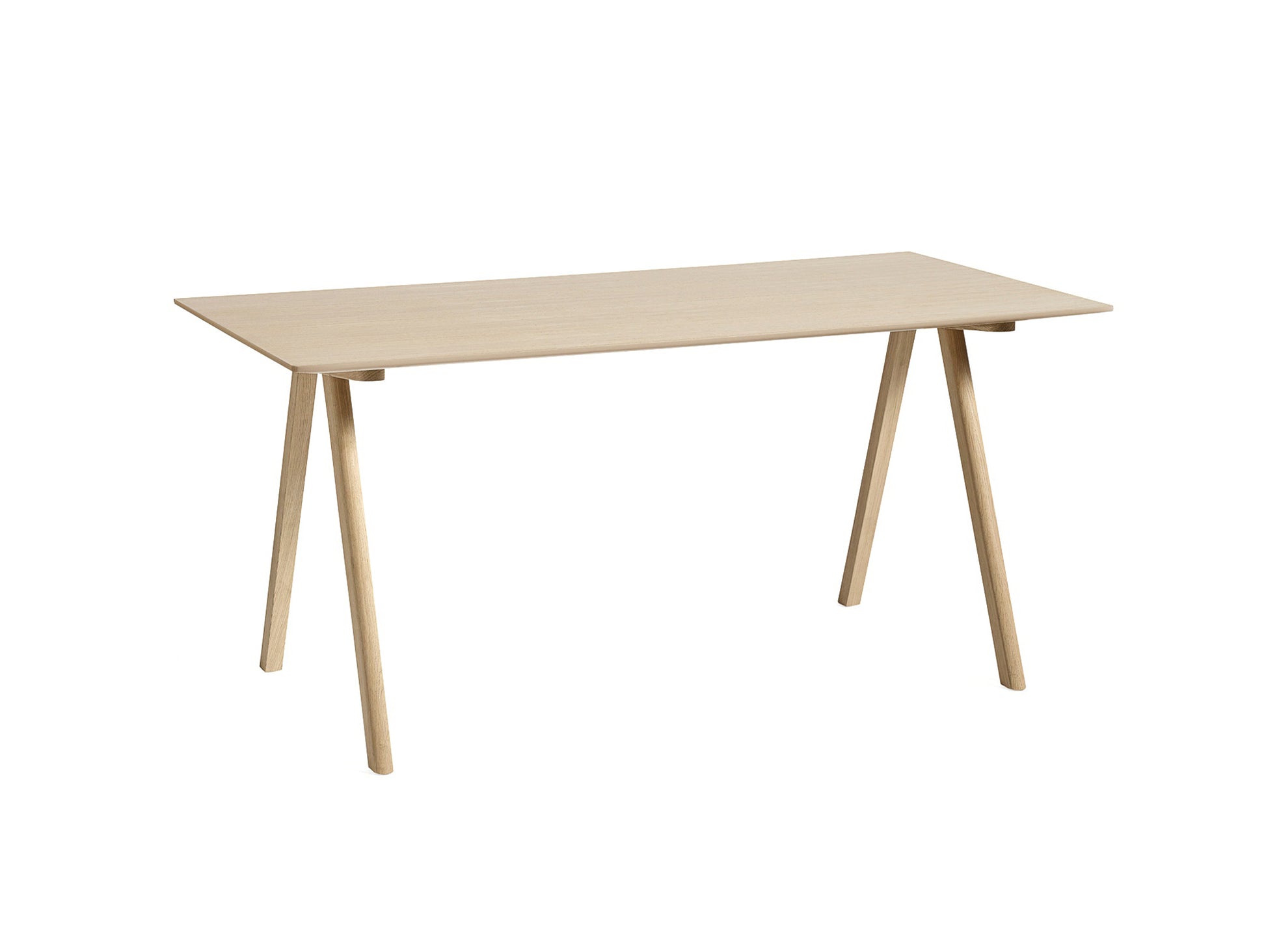 Copenhague Desk CPH 10 by HAY - Lacquered Oak Veneer Tabletop / Lacquered Oak Base
