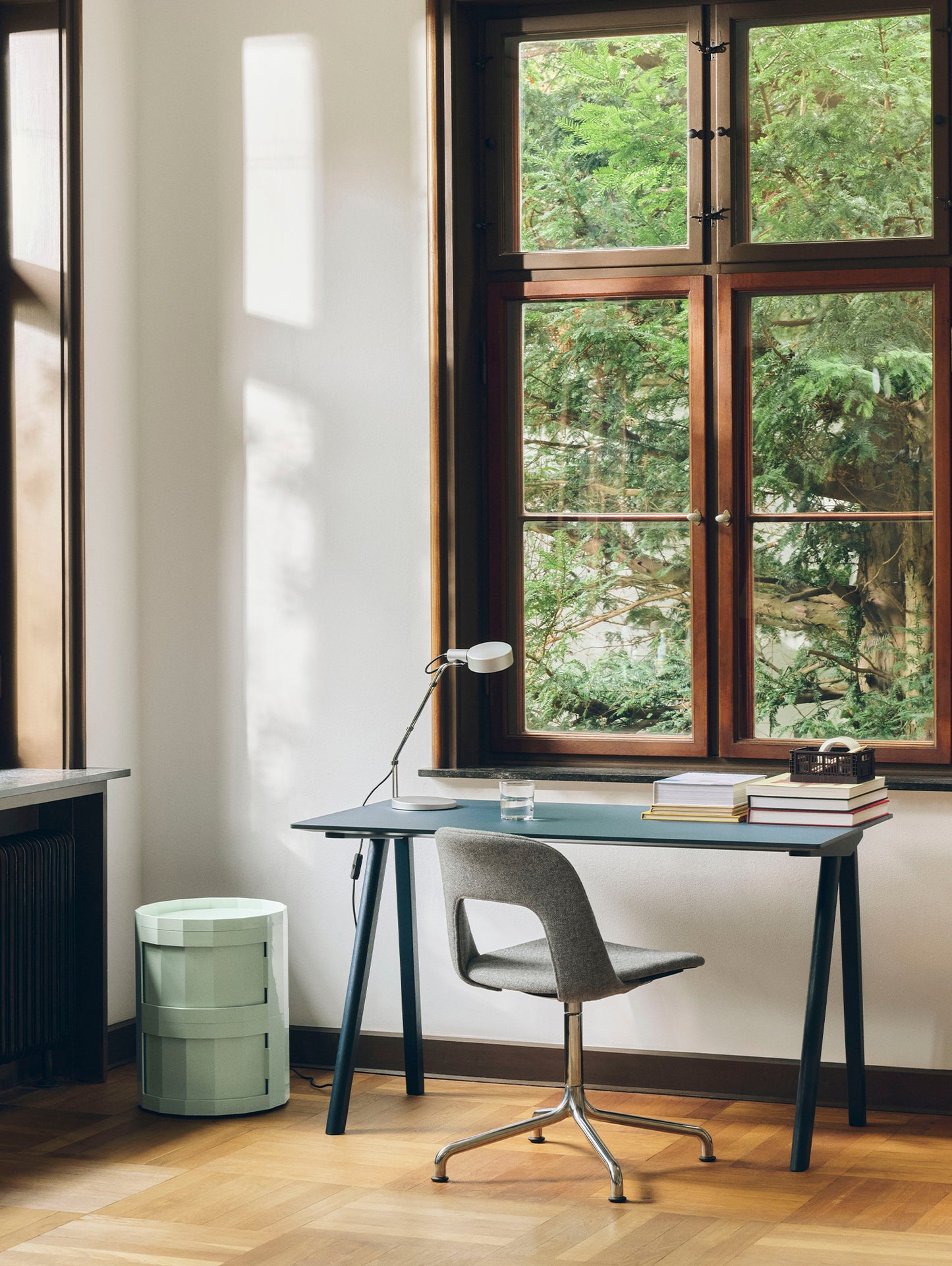 Facet Cabinet 20 by HAY - Soft Mint