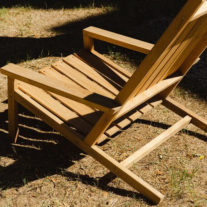 Between Lines Deck Stool by Fritz Hansen