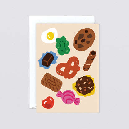 'Sweets' Greetings Card by Wrap