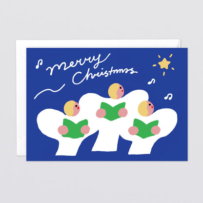 'Christmas Angels' Greetings Card by Wrap