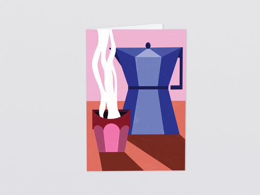 Coffee Art Card by Wrap