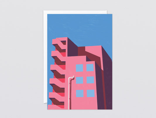 Rose Block Art Card by Wrap