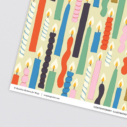 Candles Wrapping Paper by Wrap