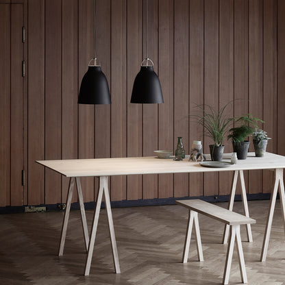 Caravaggio Pendant Light by Fritz Hansen - P2 / Matt Black Aluminium