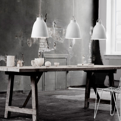 Caravaggio Pendant Light by Fritz Hansen - P2  / Matt White Aluminium