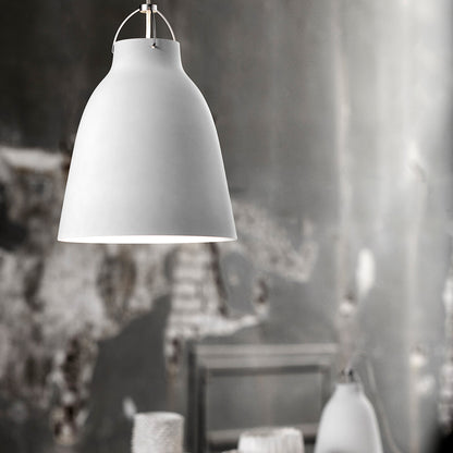 Caravaggio Pendant Light by Fritz Hansen - P2  / Matt White Aluminium