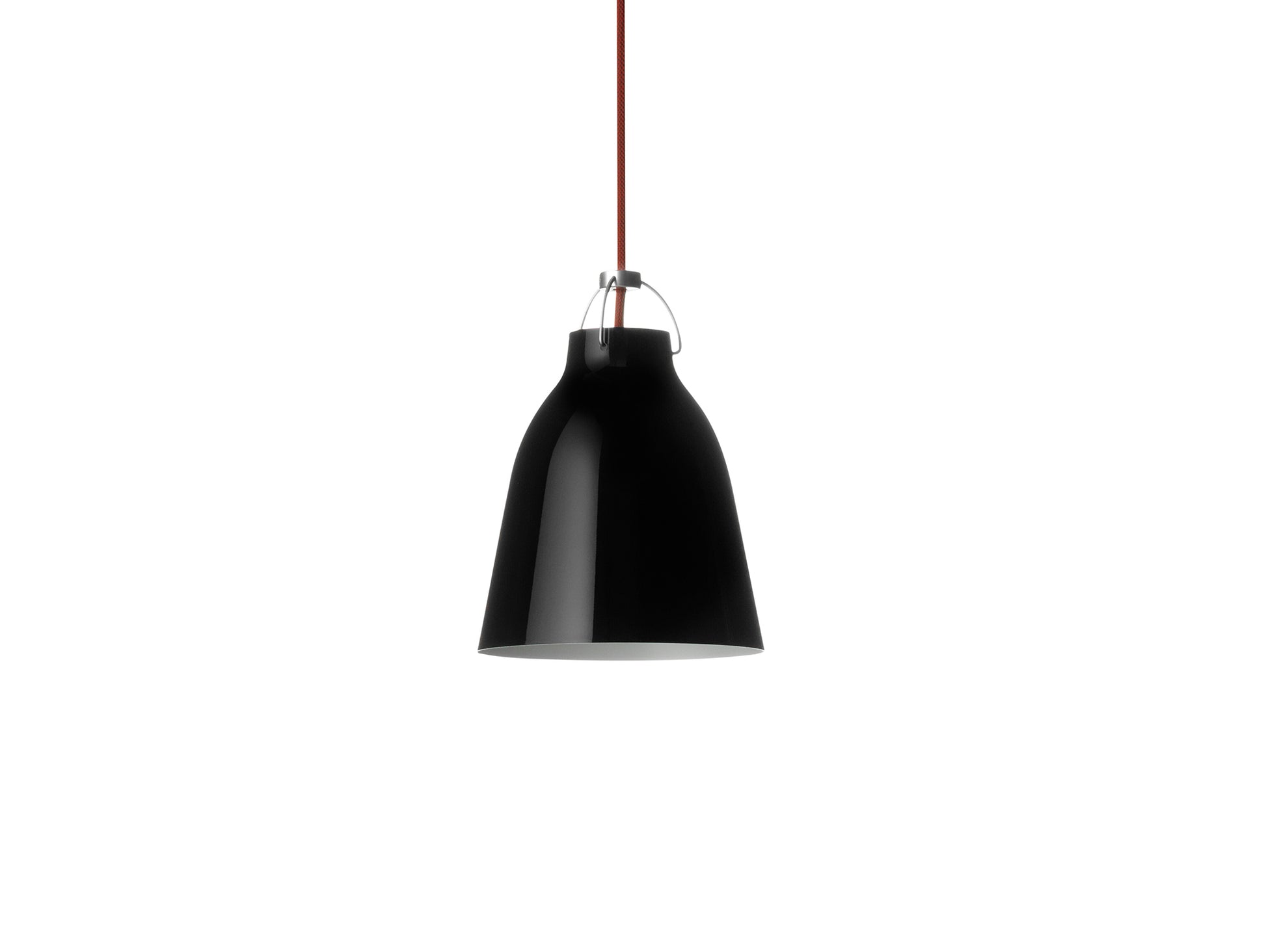 Caravaggio Pendant Light by Fritz Hansen - P1 / High-Gloss Black Aluminium