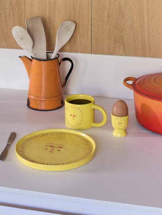 Sunshine Egg Cup by Donna Wilson