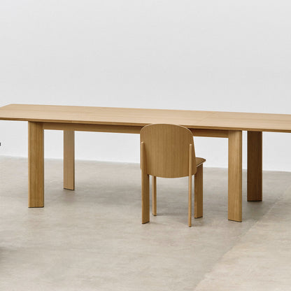 Chisel 630 Table  Rectangular by HAY - Lacquered Oak Veneer