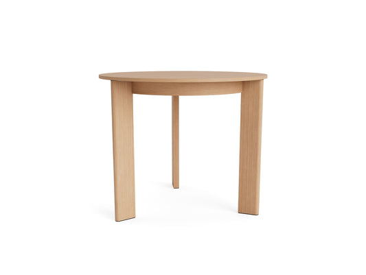 Chisel 20 Table Round by HAY - D90 cm / Lacquered Oak Veneer