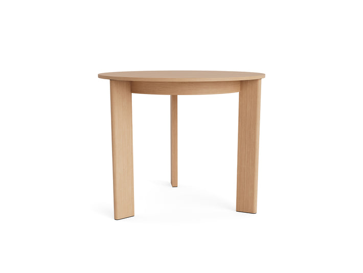 Chisel 20 Table Round by HAY - D90 cm / Lacquered Oak Veneer