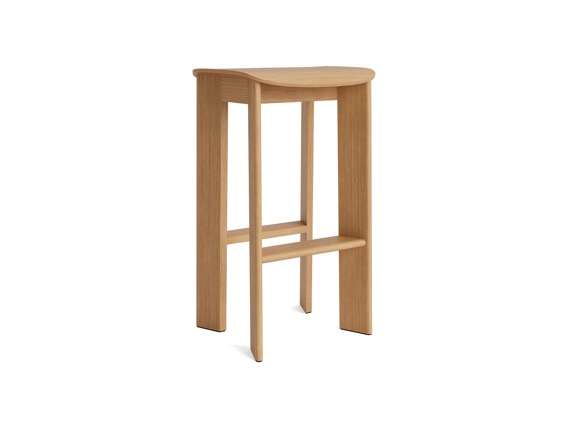 Chisel 30 Bar Stool High by HAY - Oiled Oak