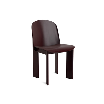 Chisel 65 Chair by HAY - Dark Bordeaux Lacquered Oak