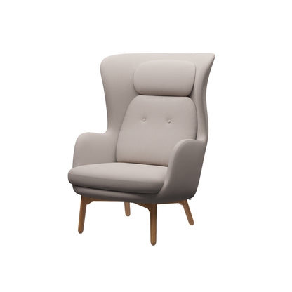 Ro Lounge Chair - Single Upholstery by Fritz Hansen - JH2 / Christianshavn Yellow 1120