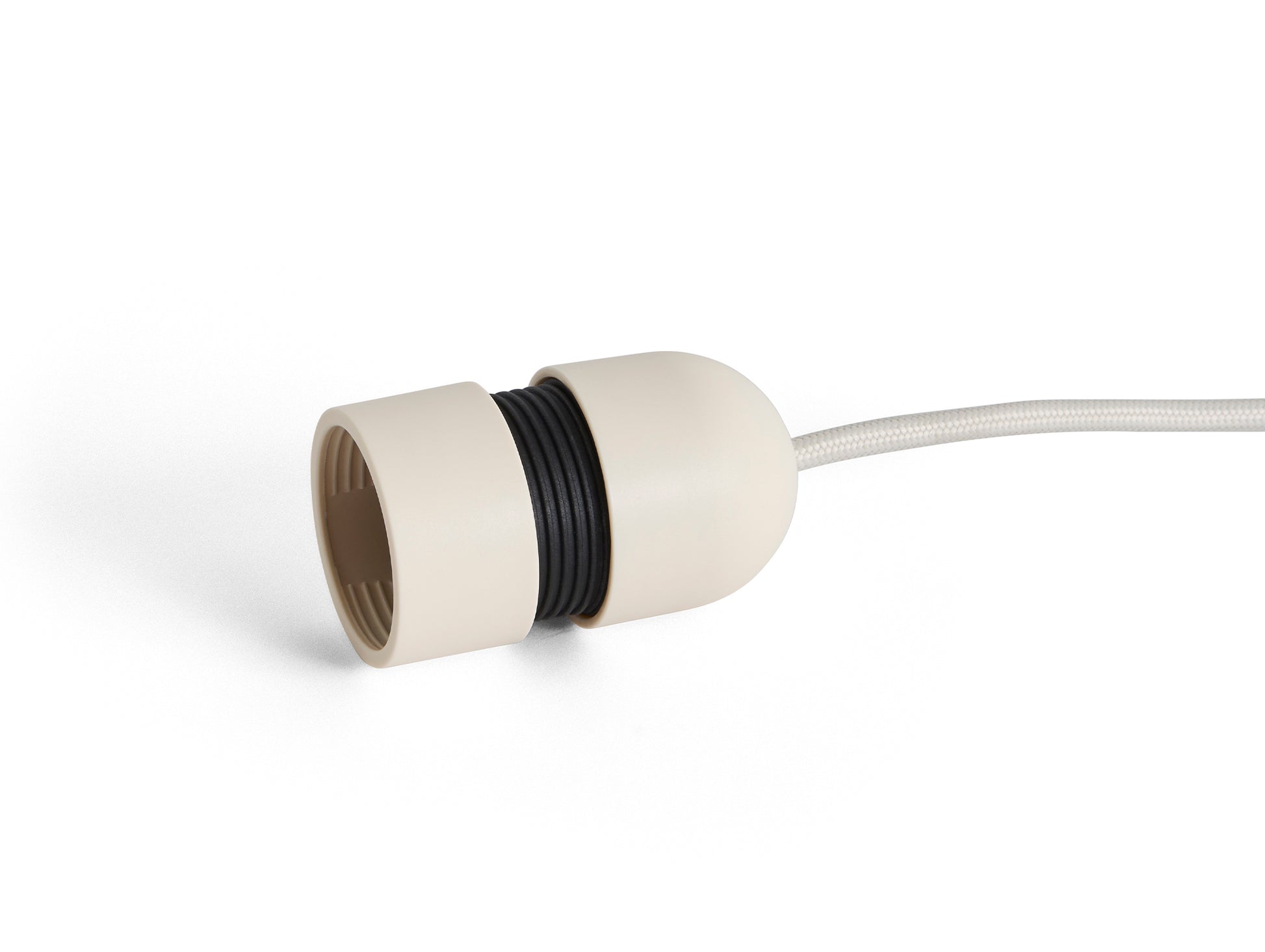 Common Table Cord Set by HAY - Clay White