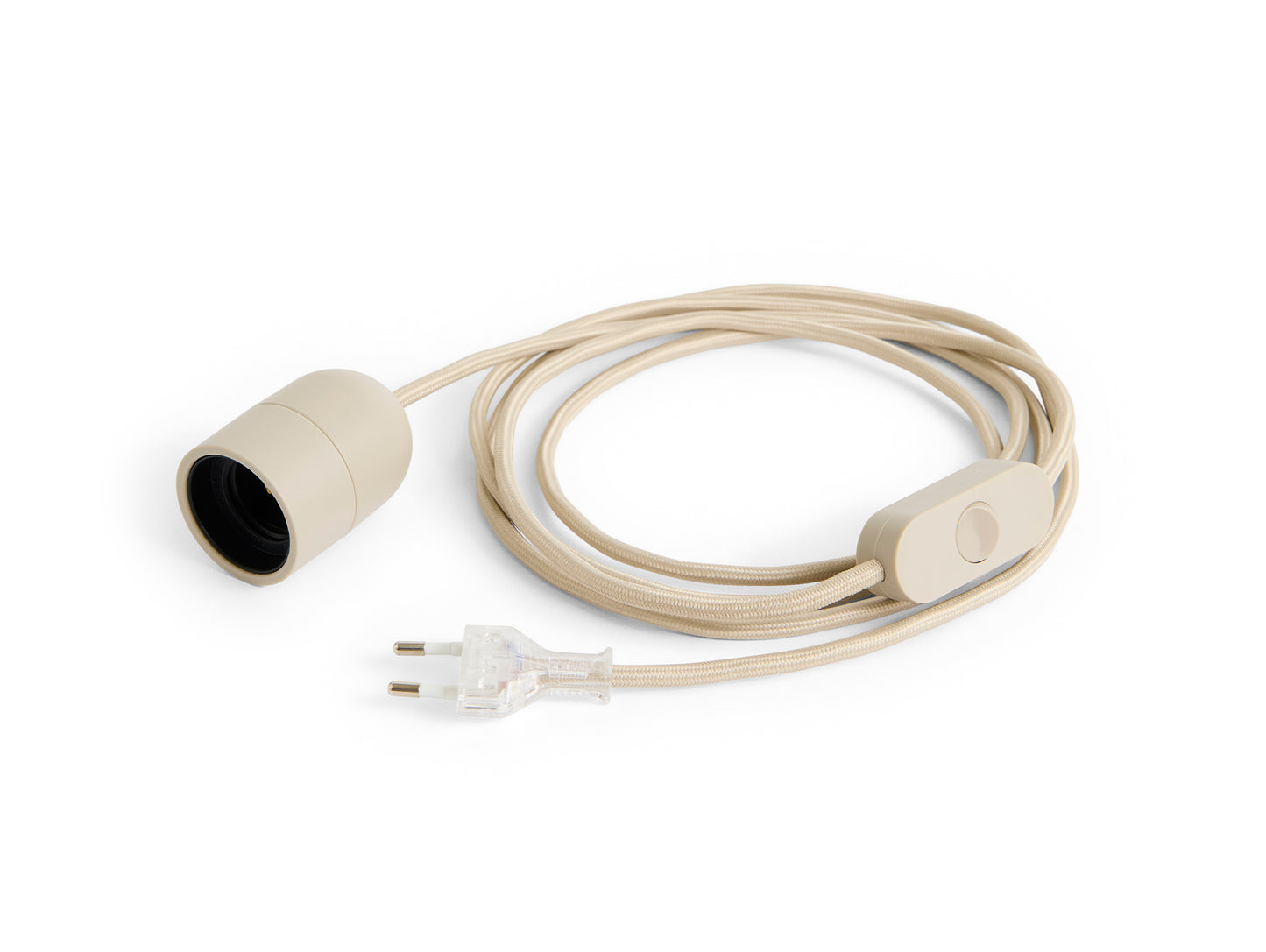 Common Table Cord Set by HAY - Beton Grey