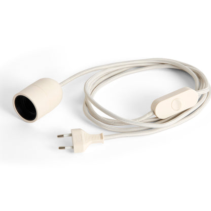 Common Table Cord Set by HAY - Clay White