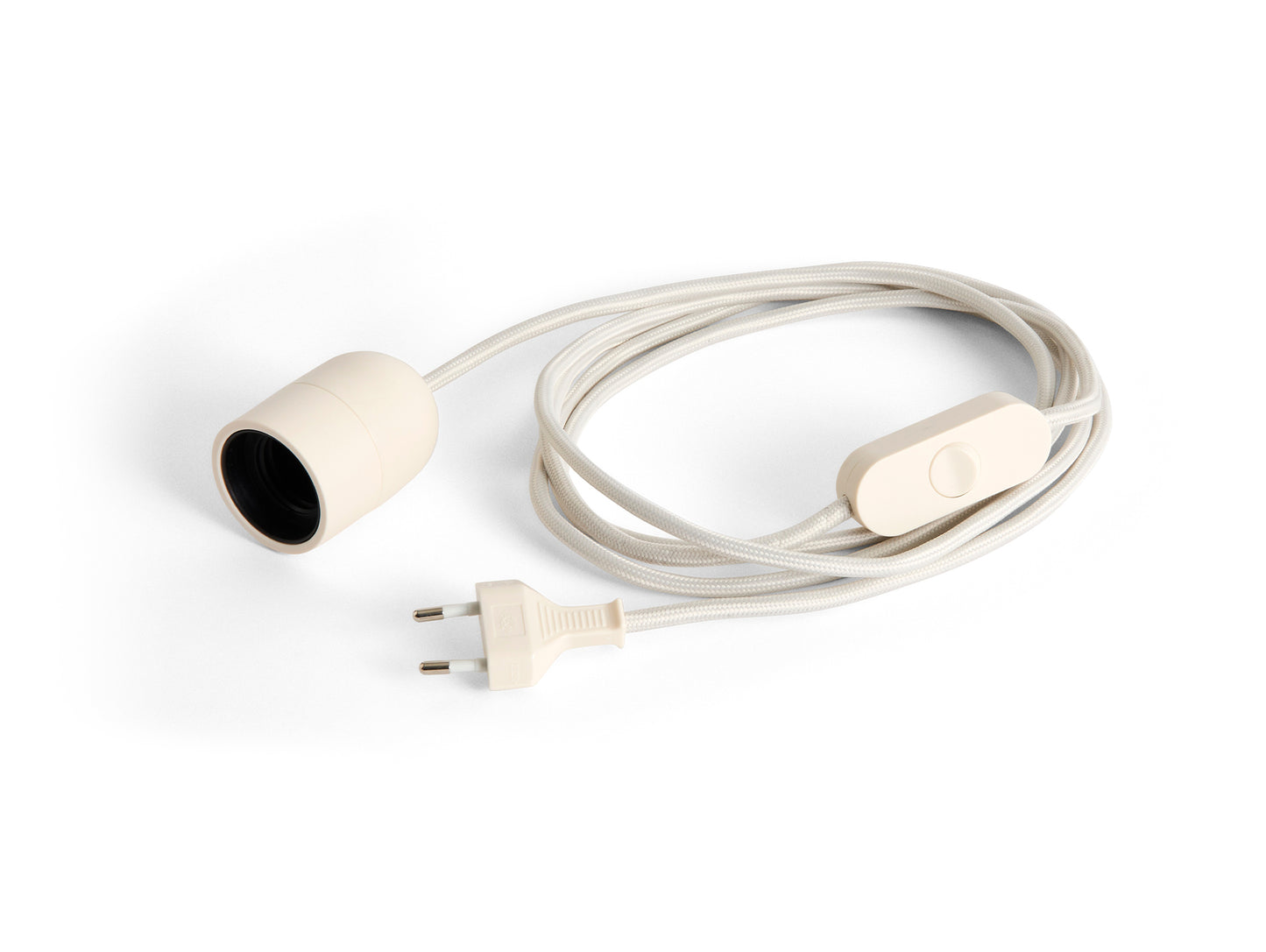Common Table Cord Set by HAY - Clay White