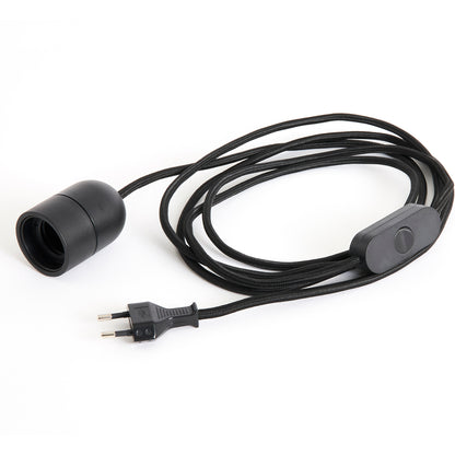 Common Table Cord Set by HAY - Soft Black