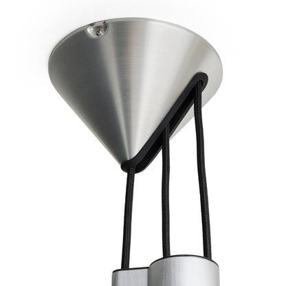 Compass Adjustable Pendant Lamp by HAY - Brushed Aluminium