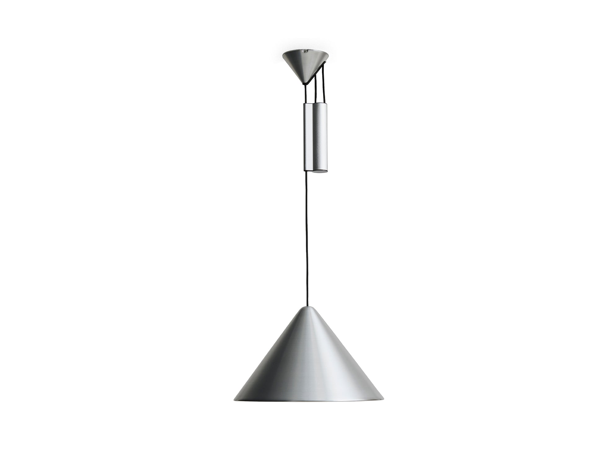 Compass Adjustable Pendant Lamp by HAY - Brushed Aluminium