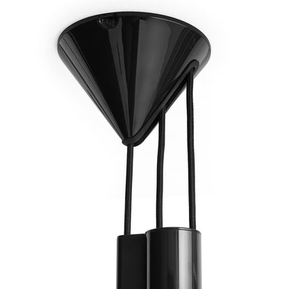 Compass Adjustable Pendant Lamp by HAY - Soft Black