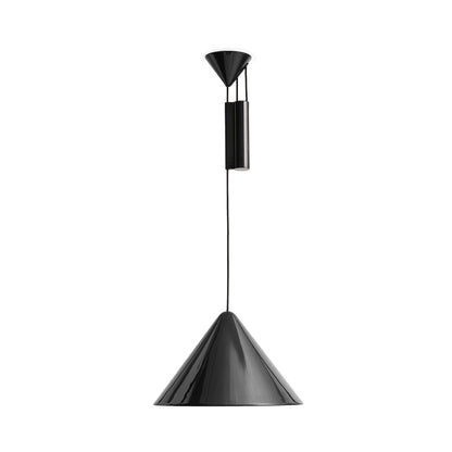 Compass Adjustable Pendant Lamp by HAY - Soft Black