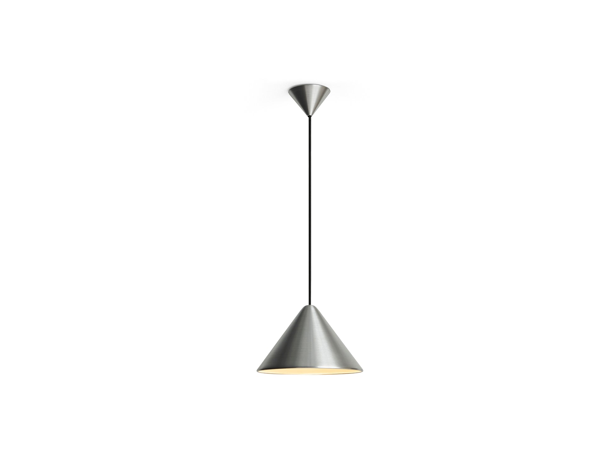 Compass Pendant Lamp by HAY - Diameter: 26 cm / Brushed Aluminium