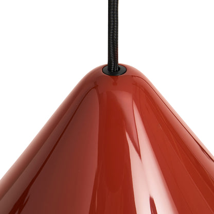 Compass Pendant Lamp by HAY - Diameter: 26 cm / Pompeiian Red
