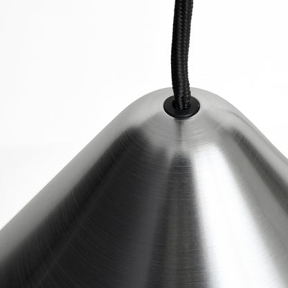Compass Pendant Lamp by HAY - Diameter: 26 cm / Brushed Aluminium