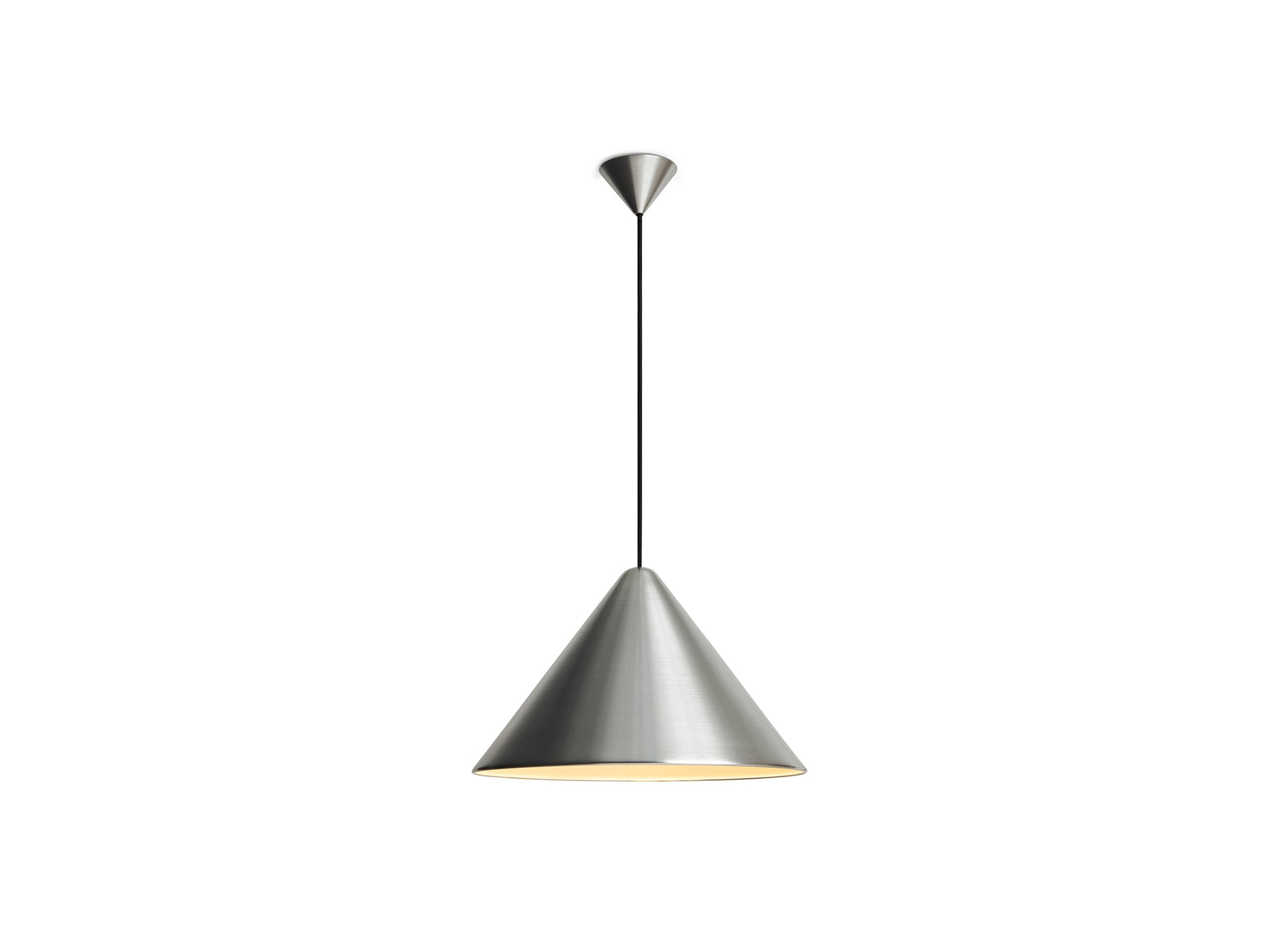 Compass Pendant Lamp by HAY - Diameter: 43 cm / Brushed Aluminium