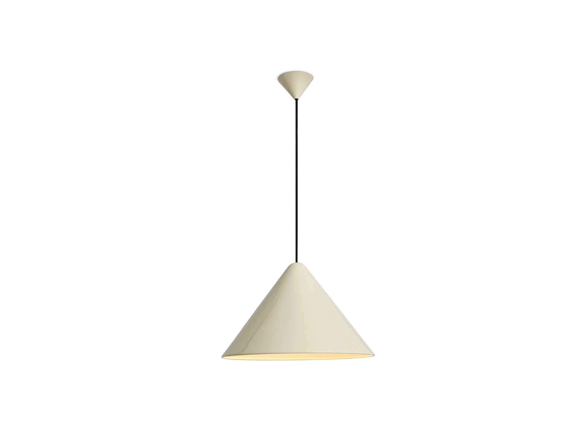 Compass Pendant Lamp by HAY - Diameter: 43 cm / Oyster White