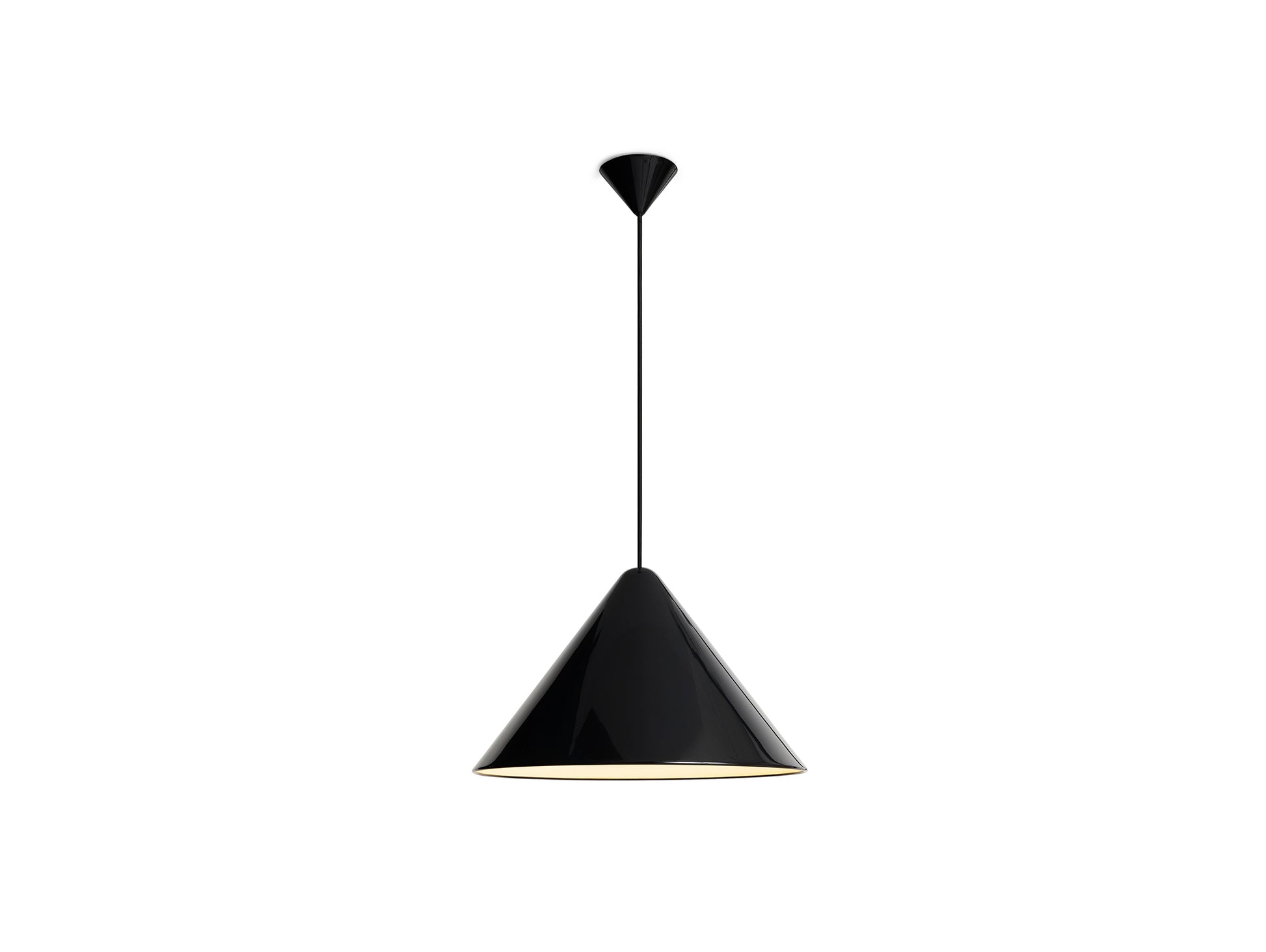 Compass Pendant Lamp by HAY - Diameter: 43 cm / Soft Black