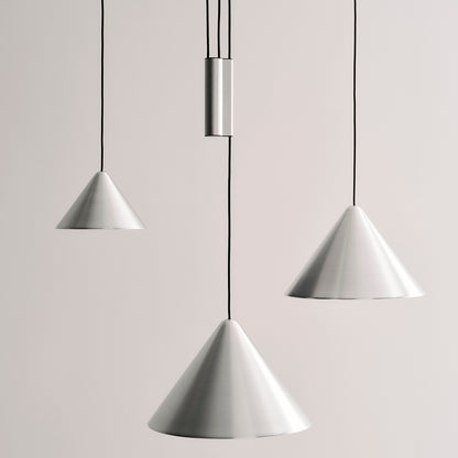 Compass Pendant Lamp by HAY - D43 / Brushed Aluminium