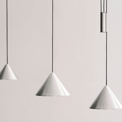 Compass Pendant Lamp by HAY - D43 / Brushed Aluminium