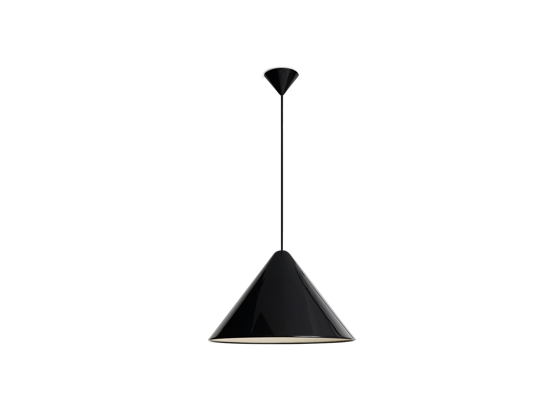 Compass Pendant Lamp by HAY - Diameter: 43 cm / Soft Black