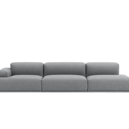 Connect 3-Seater Modular Sofa by Muuto - Configuration 5 / Left Armrest /  Fiord 151